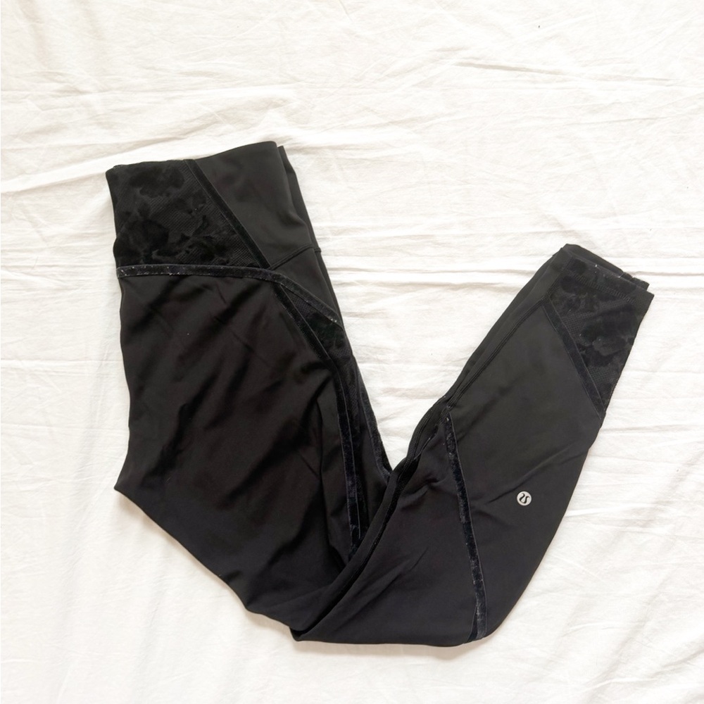 Lululemon black velvet Black Leggings